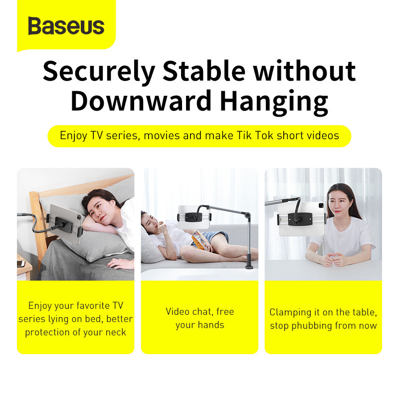 Тримач для мобiльного Baseus Otaku life rotary adjustment lazy holder Pro（Applicable for phone / ipad) gray Одеса - фото 8