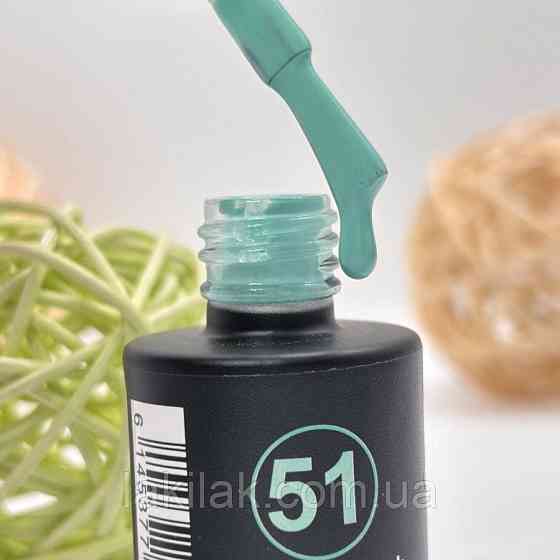 Гель-лак для нігтів Bee Nails 051 (неоновий бірюзовий) 8мл Херсон