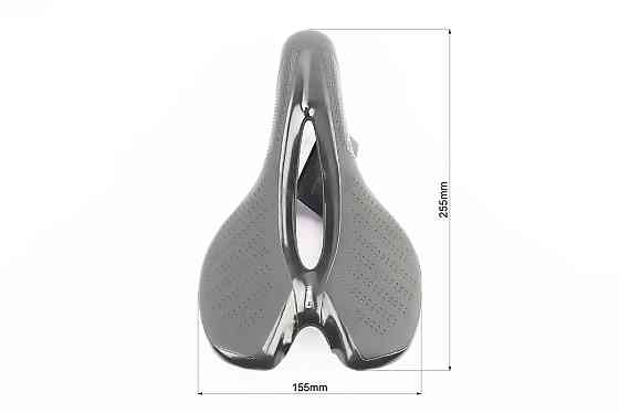 Сидіння MTB 255x155мм з ліхтарем, зарядка від USB, чорне LT-911 Киев