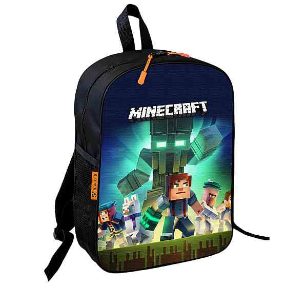 Набір дитячий Майнкрафт Кріпер "Minecraft" рюкзак 36х27см сумка-бананка, кружка з принтом для хлопчика (01550) Київ