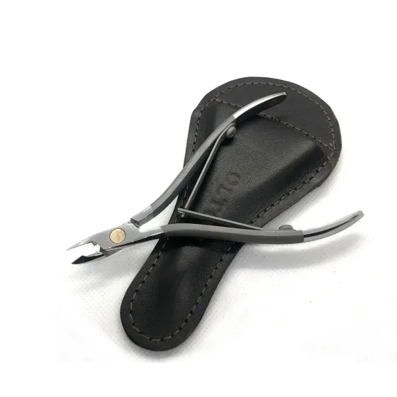 OLTON профессиональные кусачки для кутикулы XS с матовыми ручками (накожницы), длина режущей части 5 мм. Киев