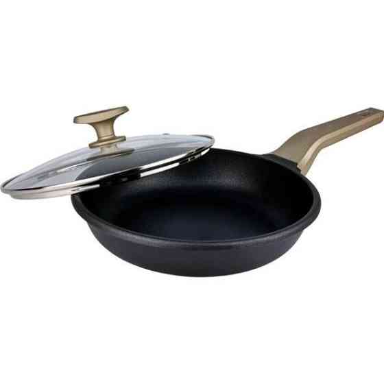 Сковороди без масла, Сковорода гриль зручна, Сковорода для приготування на пару фірмова FU-35 Івано-Франківськ