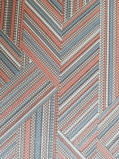 Ообои вінілові на флізелін Decoprint Moments MO22840 геометрія смуги точки фігури сірі теракота Київ - фото 2