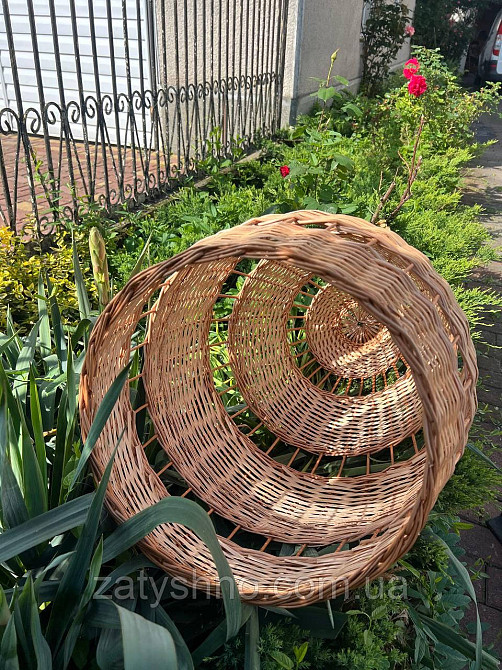 Люстра із лози плетена Київ - фото 6