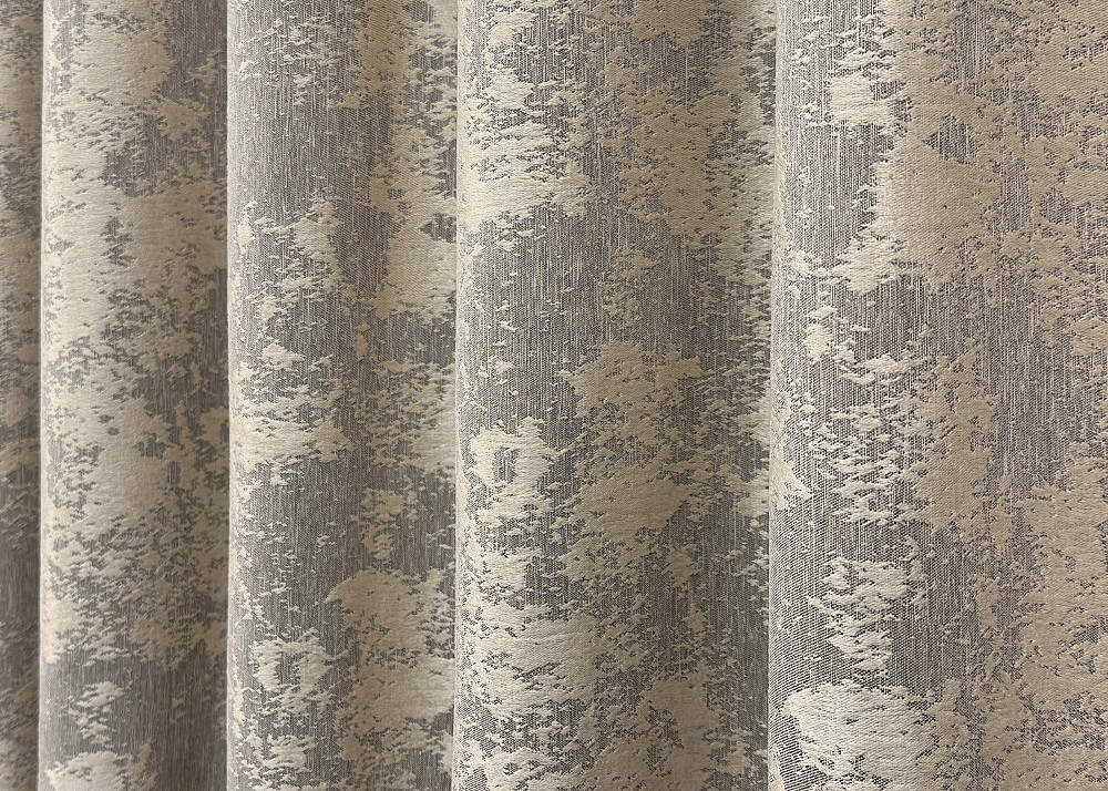 Комплект готових штор VR-Textil Жакард Sultan XO № 1144ш Кавово-сірий 100х290 см 2 шт (31-907) Київ - фото 15