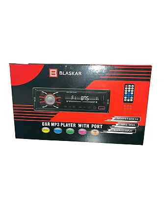Автомагнітола 1DIN Blaskar BL-02184 (Bluetooth/2USB/MicroSD/AUX/FM) RGB підсвітка + пульт Харків