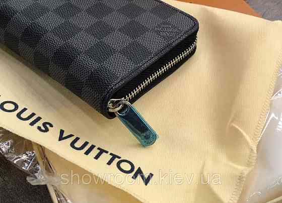 Чоловічий гаманець Louis Vuitton (60017) grey Київ