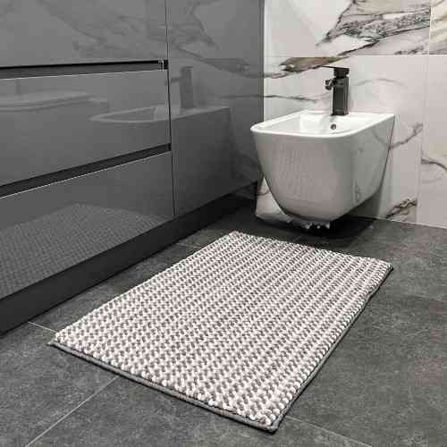 Килимок для ванної кімнати 50*80см Мелоді сірий Дариана Житомир