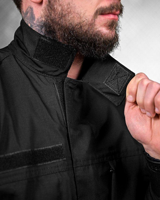 Тактический костюм уставной ENDER черный полиция  ДЛ6225 Одесса - изображение 6