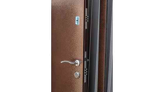 Двері вхідні Наші двері ОПТІМА Б-308 Мідь антик / ПВХ Дуб темний 960х1900 мм Київ