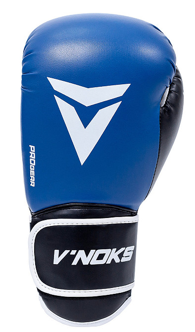 Перчатки боксерские для бокса и единоборств профессиональные оригинальные V`Noks Lotta Blue 12 унций синие Киев - изображение 11