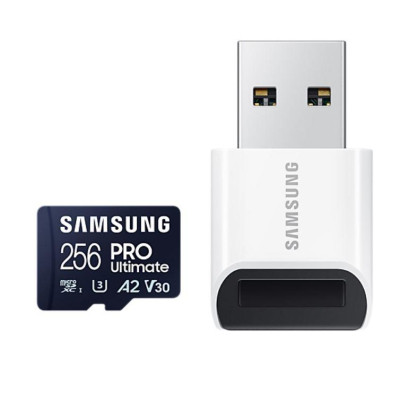 Карта пам&apos;яті Samsung 256GB microSDXC class 10 UHS-I U3 V30 A2 Pro Ultimate (MB-MY256SB/WW) Вінниця - фото 4