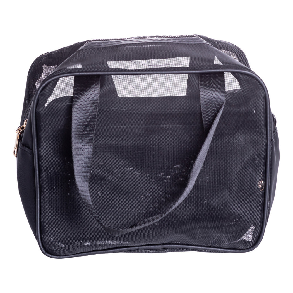 Набір прозорих жіночих косметичок для дому 3 (шт) Чорний HP-16-5K Київ - фото 7