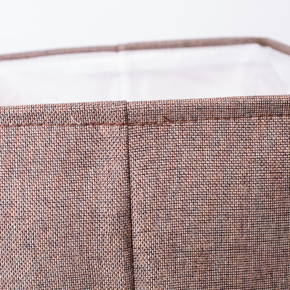 Yiwu Кошик для білизни 40×33×36 (см) м'який 47 (л) Коричневий HP-41-1 Коломия - фото 7