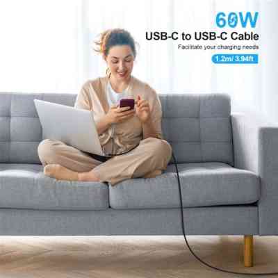 Дата кабель USB-C to USB-C 1.8m USB 2.0 60W Choetech (XCC-1014-BK) Вінниця