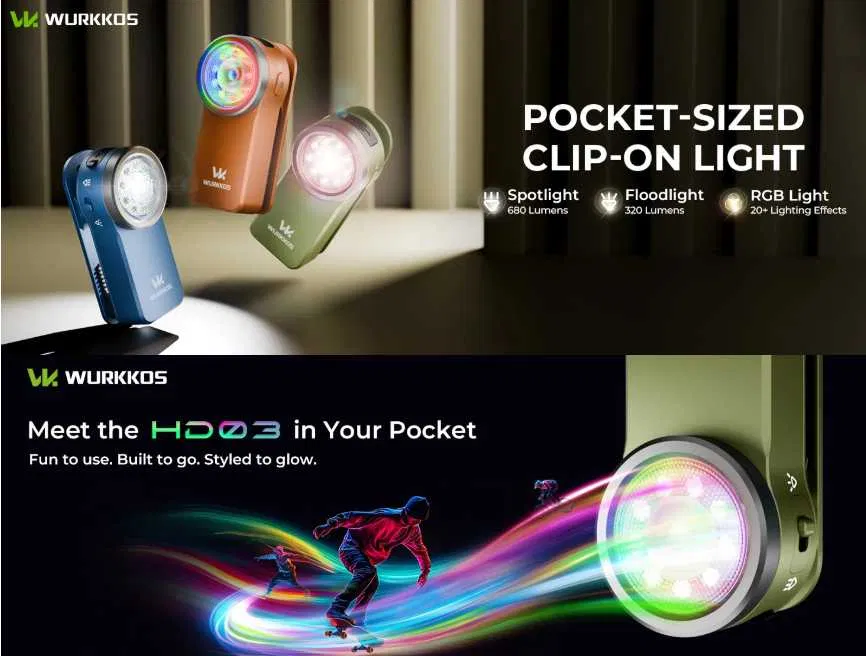 Ліхтар кемпінговий Wurkkos HD03 Christmas 680 лм USB-C 95 CRI-RGB Buck Driver з магнітом Червоний Київ - фото 6