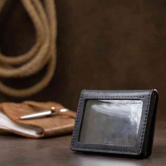 Кожаная обложка для прав Синий (GRANDE PELLE) Киев