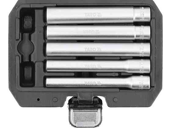 Головки торцеві YATO дуже довгі, з квадратами 1/4