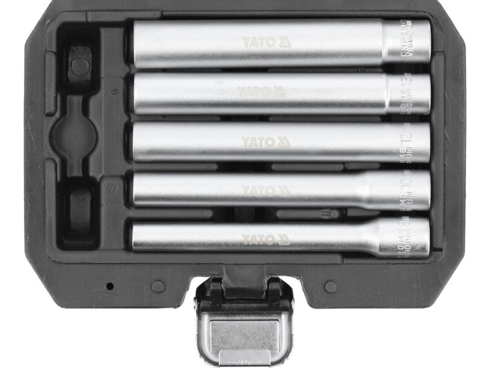 Головки торцеві YATO дуже довгі, з квадратами 1/4