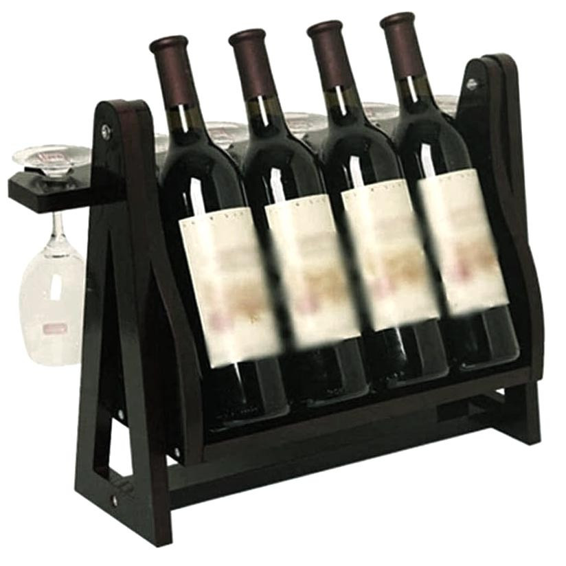 Настільна винна полиця "Пристенті" венге Миколаїв - фото 1