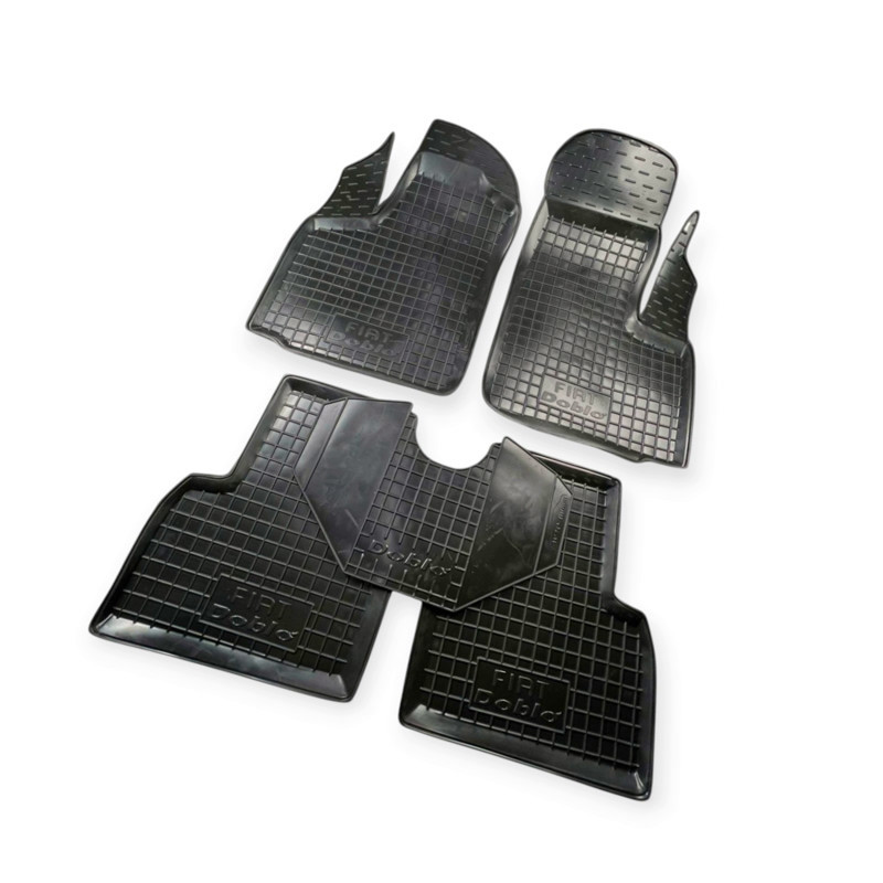 Килимки салону Fiat Doblo I (2000-2010) борт 2,5 см, з перемичкою Мукачево - фото 1