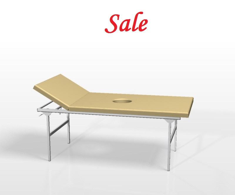 Кушетка медична для промивання кишечника АТОН КД-ПК з отвором в середній частині ложе Дніпро - фото 1