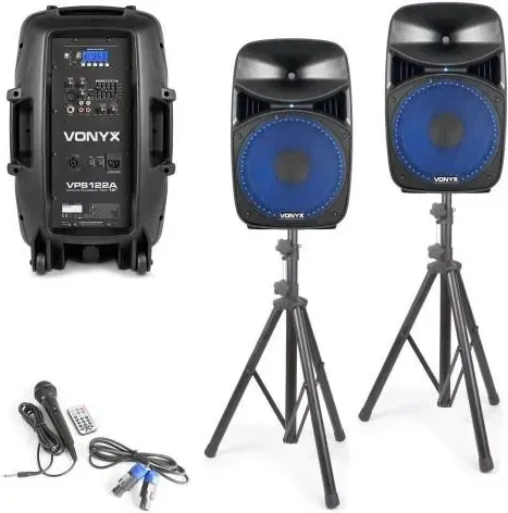 Колонка  Vonyx VPS122A 800W Aktywny Набір колонок Київ - фото 1