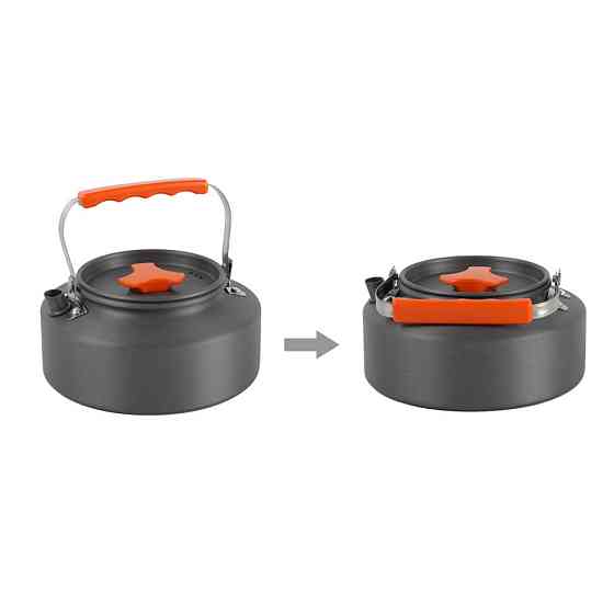 Чайник BRS-TS10 1,1 л, алюміній, сірий Київ