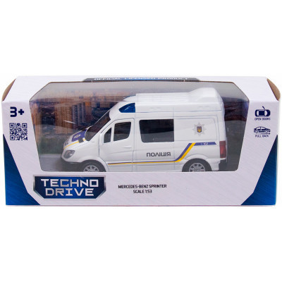 Машина Techno Drive Mercedes-Benz Sprinter Полиция (250294) Винница - изображение 6