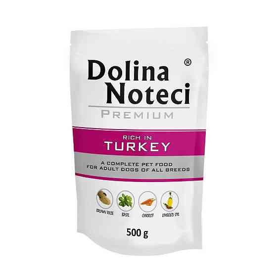 Dolina Noteci Premium (Долина Нотечі Преміум) консерви вологий корм для собак з індичкою 500 г х 10 шт. Запоріжжя
