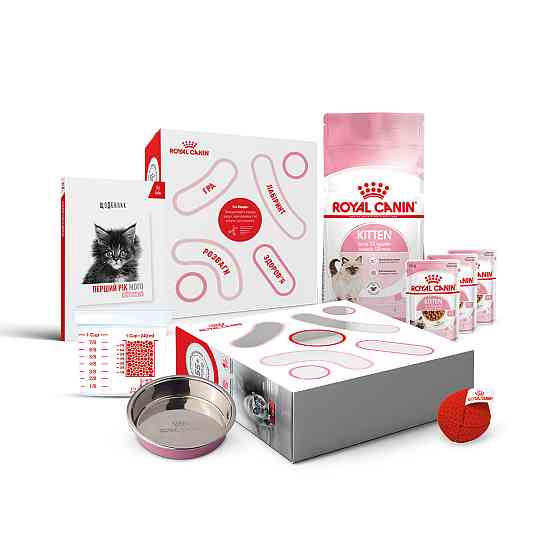 Перший набір для кошенят ROYAL CANIN pack 1.2 кг+ вологий корм 0.085 кг (3 шт) Київ