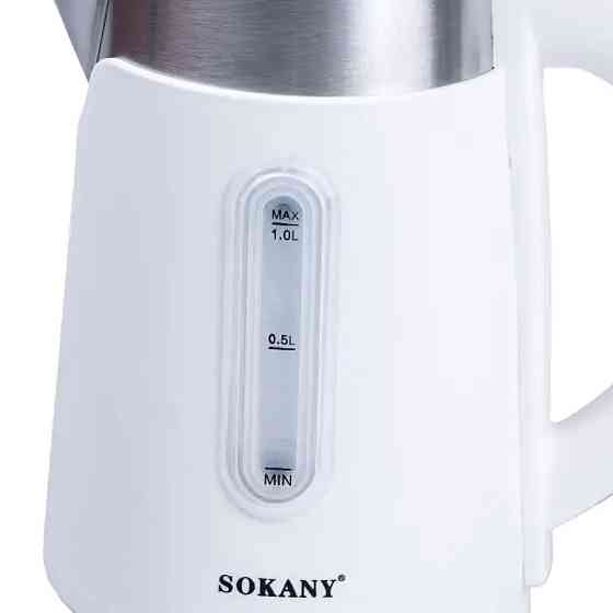 Sokany Електрочайник Sokany SK-0808 1200W Білий Коломыя