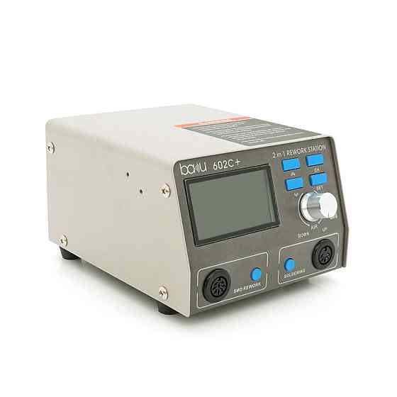 Паяльная станция термовоздушная BAKU BA-602C+ фен, паяльник, цифровая индикация, DC: 220V, 4A, 750W Киев