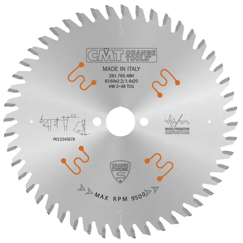 Пильний диск по дереву CMT 160x20x48z K2.2/1.6 (281.760.48H) Одесса - изображение 1