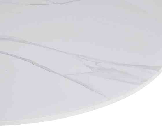 Стіл Опал (D=90), білий/кераміка білий Днепр