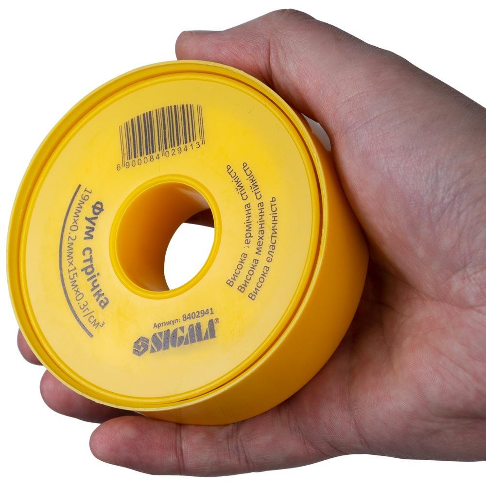 Фторопластова (ФУМ) стрічка 0.2мм×19мм×15м SIGMA (8402941) Рівне - фото 3