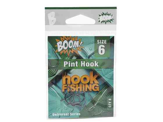 Крючок для мирной рыбы Pint Hook No6 (8 шт/уп) (BN) ТМ BOOM Киев