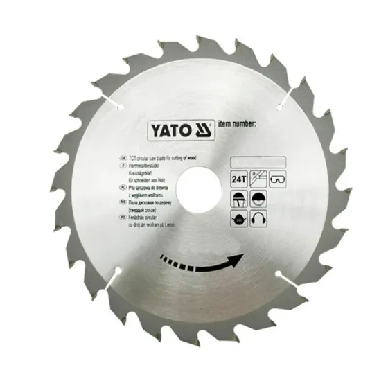 Диск пильний 190х20х24 2х1, 5мм YATO YT-60634 Коломия