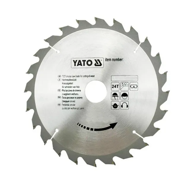 Диск пильний 190х20х24 2х1, 5мм YATO YT-60634 Коломия - фото 1