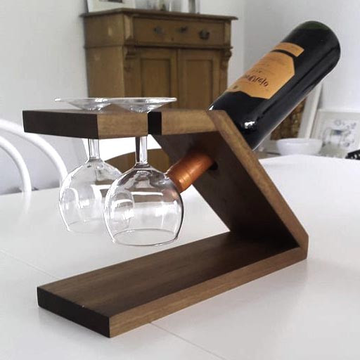 Настільна винна полиця "Торея" капучино Миколаїв - фото 1