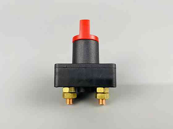 Вимикач маси універсальний, механічний 12/24 В (червона мідь) 150 A. М6 — мідний болт Мукачево