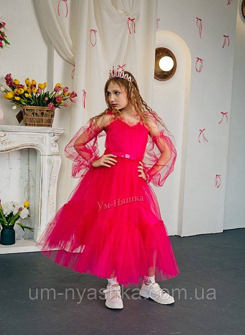 Малиновое платье пышное Кривой Рог - изображение 3