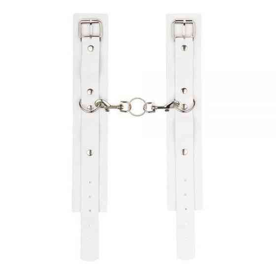 Оковы Leather Standart Leg Cuffs, White Sex Aura Київ