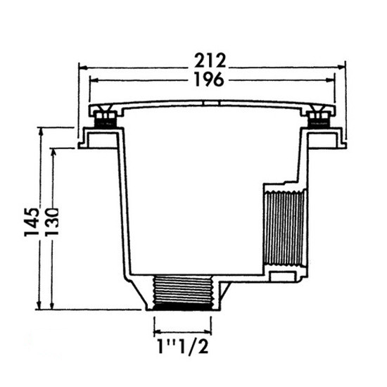 Слив донный Hayward 3253DGRPAK2 2