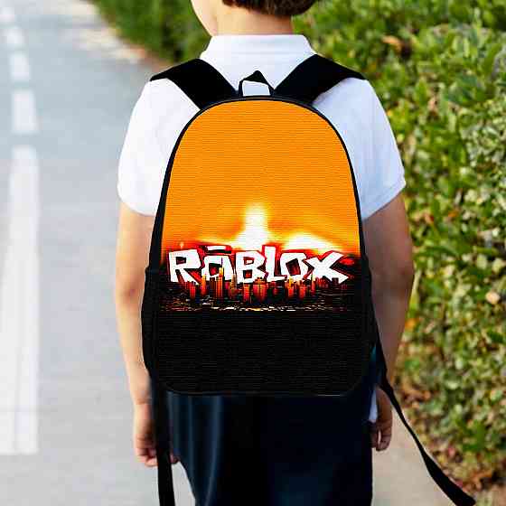 Рюкзак дитячий роблокс "Roblox" 34х27см, міський ранець для хлопчика з принтом (00374) Київ