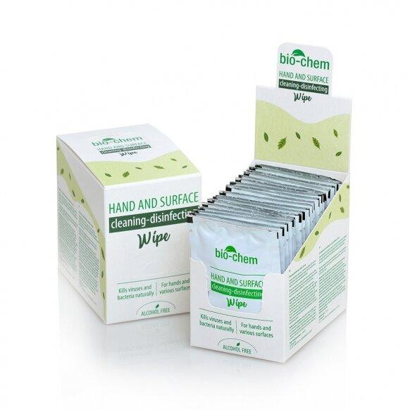 ЧИСНІ І ДАЗИНФІЧНІ САЛФЕТКИ, Bio-Chem, Коробка 20 шт. Дніпро - фото 1