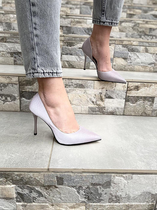 Туфлі жіночі TEE фіолетовий еко-шкіра каблук 9см 36р ( -123) Коломыя - изображение 8