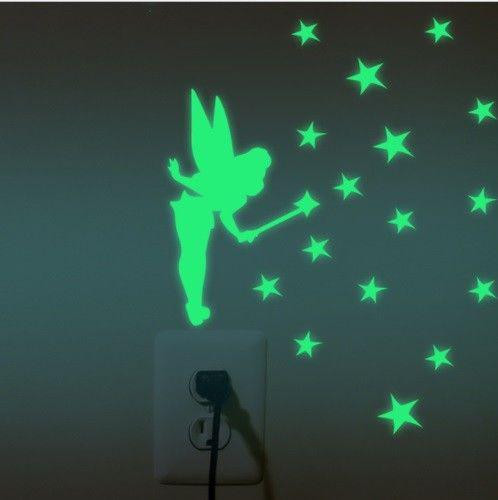 Фосфорная наклейки Фея 13 на 9 см салатовый Киев - изображение 4