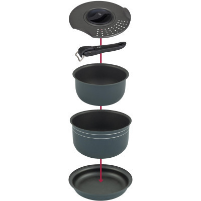 Набор туристической посуды Bo-Camp Trekking Anthracite 5 предметів Сірий (2300351) Винница - изображение 10