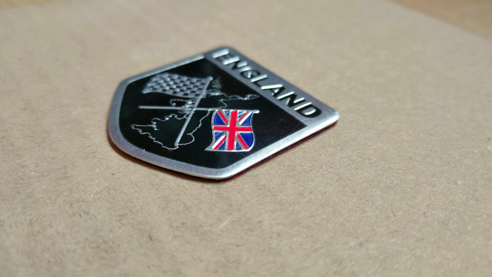 Наклейка Прапор Англії на авто мото алюмінієва Київ - фото 8